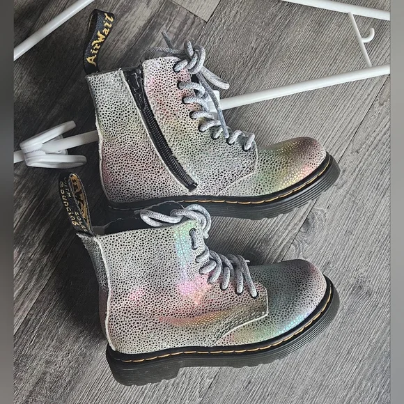 🩷💜Dr. Martens Zip Boots Size 8 Pascal T 🩵💛 - Picture 5 of 10